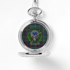 Relógio Forsyth Scottish Clan Tartan & Crest
