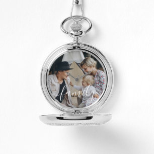 Relógio Foto da família personalizada