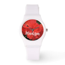 Foto do nome personalizado Orange Double Hibiscus