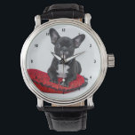 Relógio Foto personalizada de cão<br><div class="desc">Perfeito para mães de cães e pais de cães que não conseguem o suficiente do seu cachorro! Basta adicionar sua foto favorita do seu cão de estimação para criar seu próprio presente personalizado único para alguém que você ama ou um presente para si mesmo.</div>