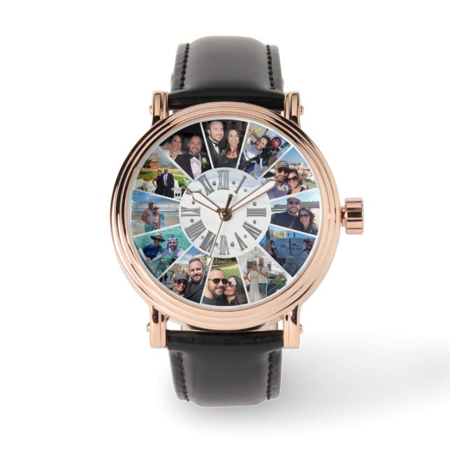 Relógio Foto personalizada personalizada (Frente)