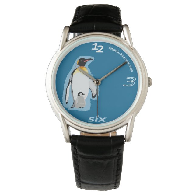 Relógio fotolulu-Pinguin-Uhr (Frente)