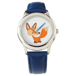 Relógio Fox Watch de cartoon bonitinho