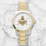 Relógio Freemason Square e Compass Charity Masonic<br><div class="desc">Mestrado adorável,  Freemason,  quadrado e bússola,  caridade,  relógio de símbolo Masônico.</div>