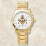 Relógio Freemason Square e Compass Charity Masonic<br><div class="desc">Mestrado adorável,  Freemason,  quadrado e bússola,  caridade,  relógio de símbolo Masônico.</div>