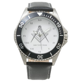 Relógio Freemason Square e Compass Charity Masonic Watch