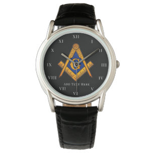 Relógio Freemason Square e Compass Charity Masonic Watch
