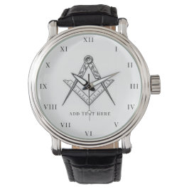 Relógio Freemason Square e Compass Charity Masonic Watch