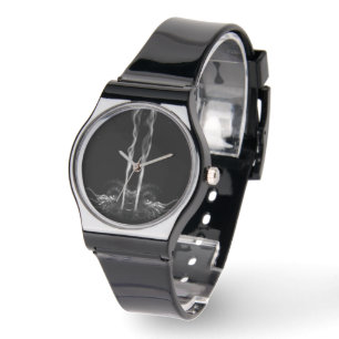 Relógio Fumaça de Dragão Negro