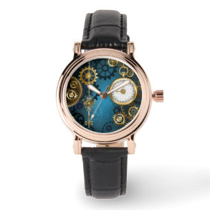 Relógio Fundo de tartaruga com engrenagens