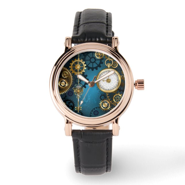 Relógio Fundo de taruga com guelras (Frente)