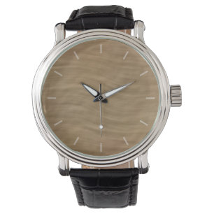 Relógio Fundo do Olhar Natural do Tan Sandstone