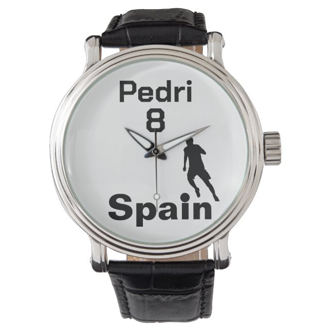 Relógio Futebol espanhol personalizável (Frente)
