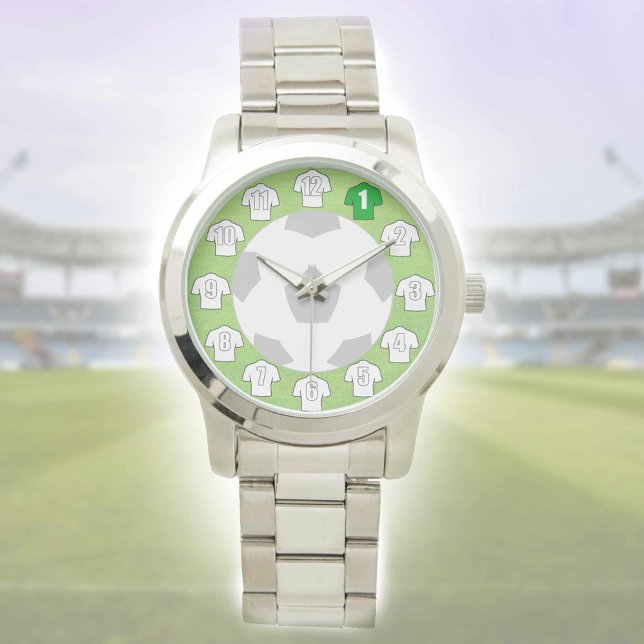 Relógio Futebol Watch - com Camisas Brancas (Criador carregado)