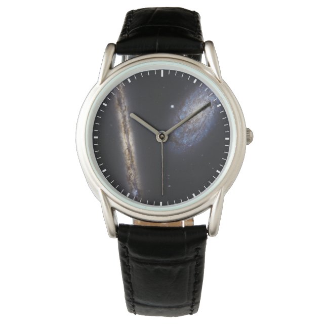 Relógio Galáxia Edge-On Ngc 4302 E Galáxia Inclusa 4298 (Frente)