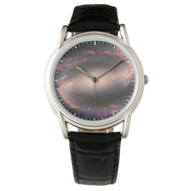 Relógio Galáxia Espiral Ngc 1300. (Frente)