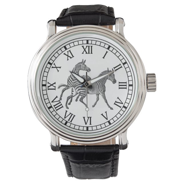 Relógio Galloping Zebras Watch (Frente)