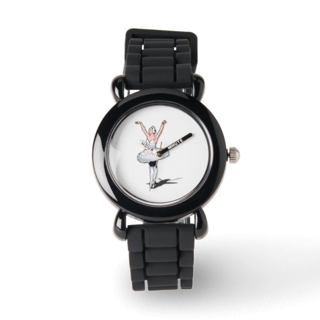 Relógio Garotas Balé Dance Ballerina Kids Watch (Frente)