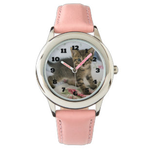 Relógio Gatinho Gatinho Gelado, Surpreso