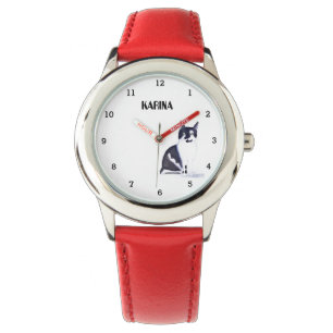 Relógio Gatinho Gelado Tabby Cat Animal Girly Kids