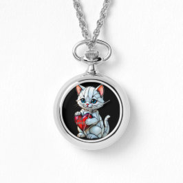 Relógio Gatinho namorados