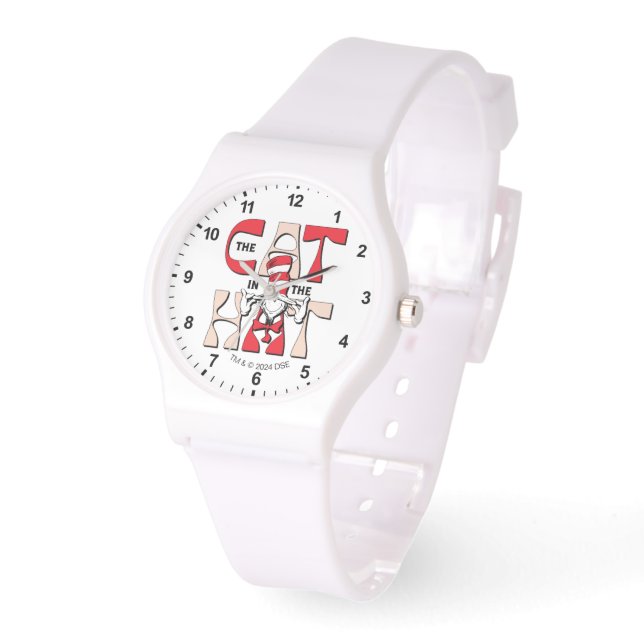 Relógio Gato no Chapéu | O Gato Bobo No Chapéu (Ângulo)