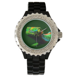 Relógio Gecko Lizard Rainbow Colour Watch