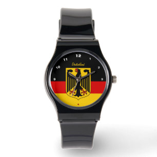 Relógio German Flag Watch, Alemanha, patriotas de moda/esp