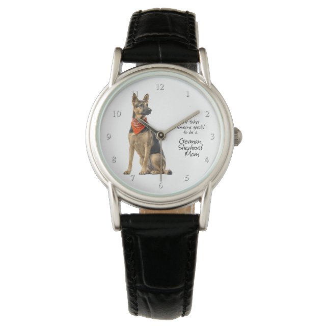 Relógio German shepherd Mãe Watch (Frente)