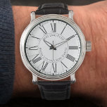 Relógio Gift for Dad. Father's Birthday or Fathers Day<br><div class="desc">Gift watch for Dad on his  birthday. Dad gift watch. Father's Day gift with personal message. Present for Dad. Personalised watch for Dad.</div>