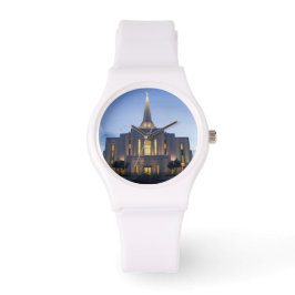 Relógio Gilbert Arizona LDS Temple White Silicon Watch