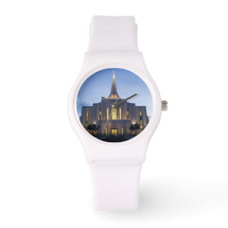 Relógio Gilbert Arizona LDS Temple White Silicon Watch