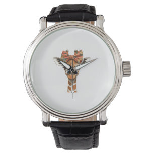 Relógio Giraffe Boho Wildflower Coquette Arco Mãe Mães D