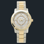 Relógio Glam Diamond e Frame Dourado 50º Aniversário de Ca<br><div class="desc">Diamante branco brilhante colocado em moldura de ouro,  relógio comemorativo do 50º aniversário de casamento. Texto personalizável em cor de fonte ouro alterável. Imagens de ouros e ouro foram criadas com gerador de texto para imagem.</div>