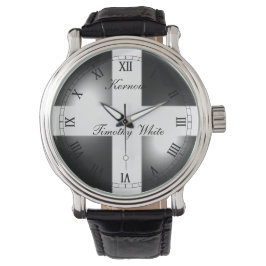 Relógio Glossy Dome Cornish Flag