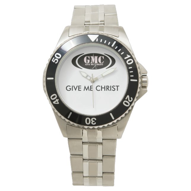 Relógio GMC Classic Stainless Steel Watch, Aço sem manchas (Frente)