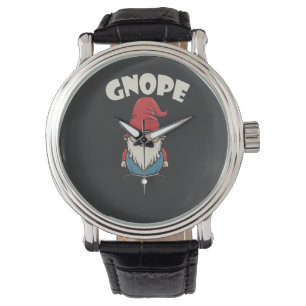 Relógio Gnope hoje não Engraçado Amantes do Gnomo