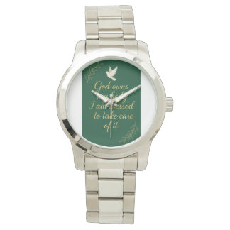 Relógio God own your body. watch. A witness about Jesus