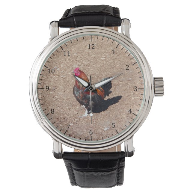 Relógio Gold Cockerel Rooster Watch (Frente)