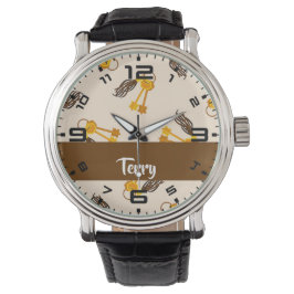 Relógio Gold house keys on pink