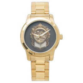 Relógio Gold Leaf 3D  Luxury Memory Watch