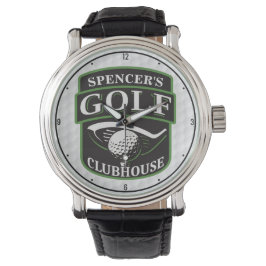 Relógio Golfer Pro Golf Player Clubhouse Personalizado