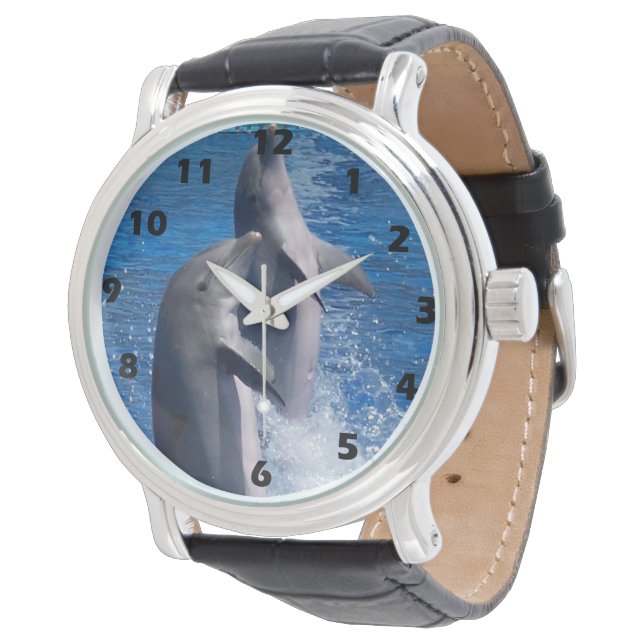 Relógio Golfinhos de Fotografia em Vida Selvagem (Angular)