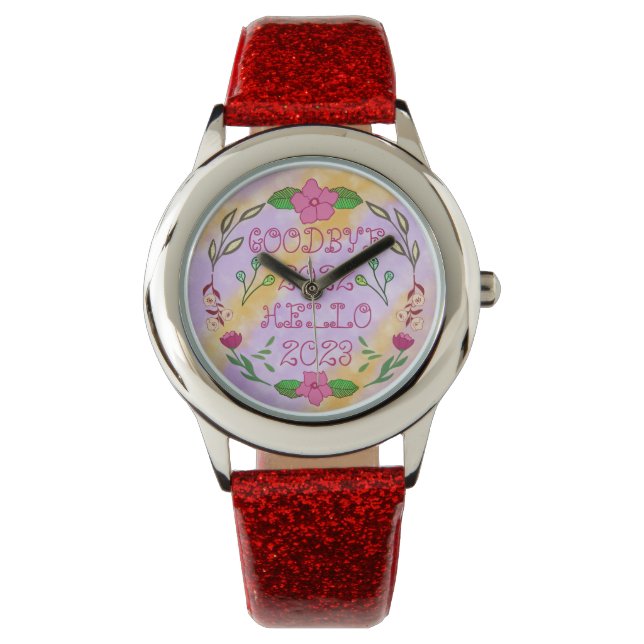 RELÓGIO GOODBYE 20XX OLÁ 20XX (Frente)