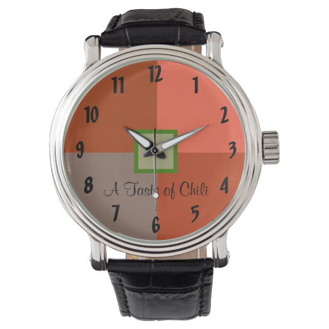 Relógio Gosto de Chili (Frente)