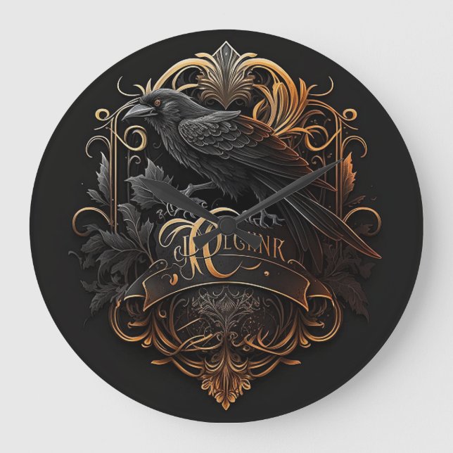 Relógio gótico moderno. (Frente)