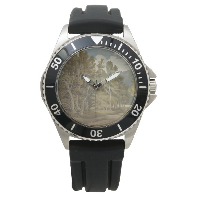 Relógio Gowbarrow Park, Ullswater (por John White Abbott) (Frente)