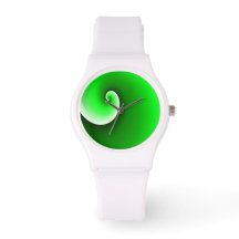 Gradiente Espiral Branco Verde
