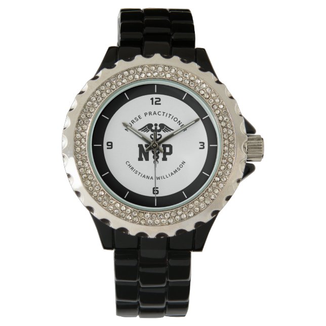 Relógio Graduação de Enfermeiro NP Personalizado (Frente)