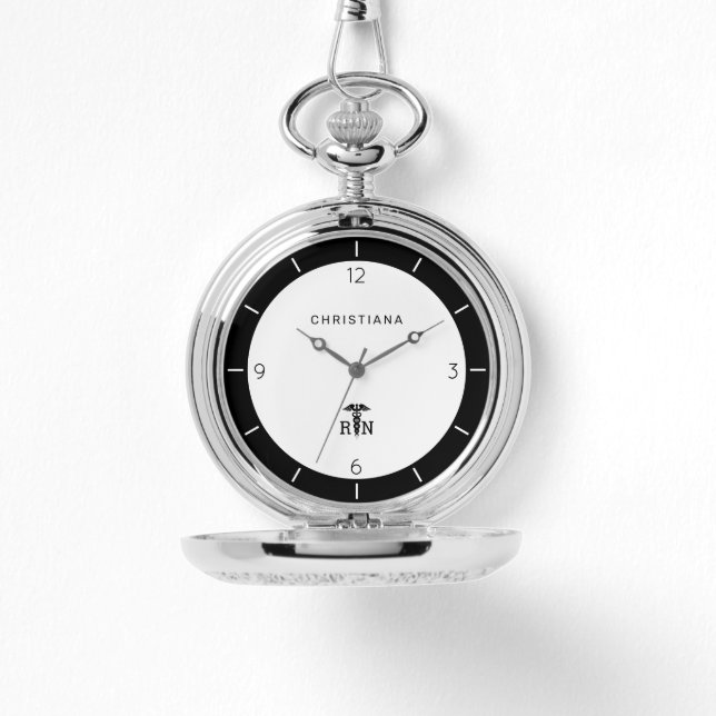 Relógio Graduação de Enfermeiros Registrados Personalizado (Frente)